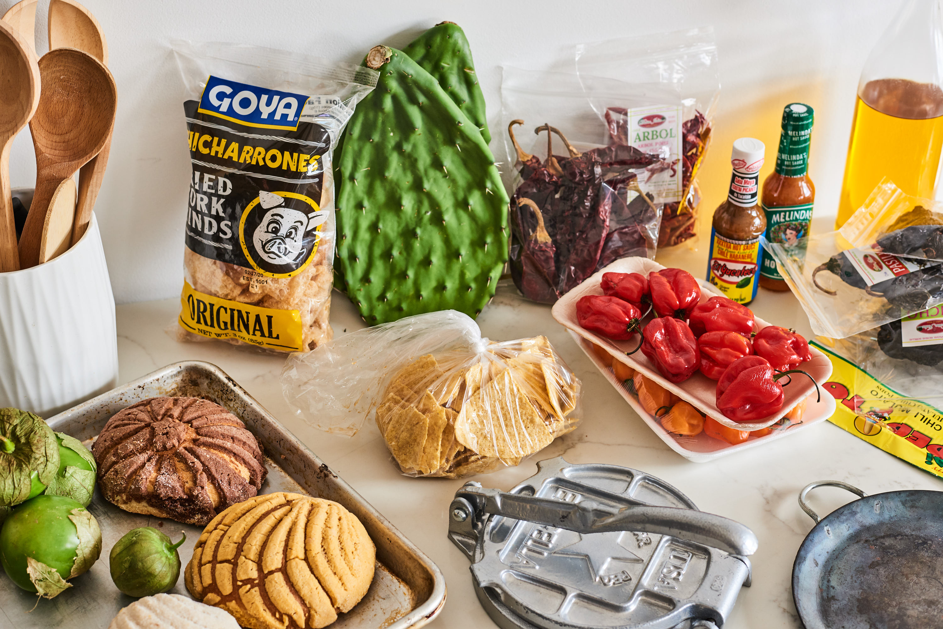 photo of hispanic grocery items